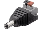 Adattatore da presa DC 5,5x2,1 mm a morsetti a pressione