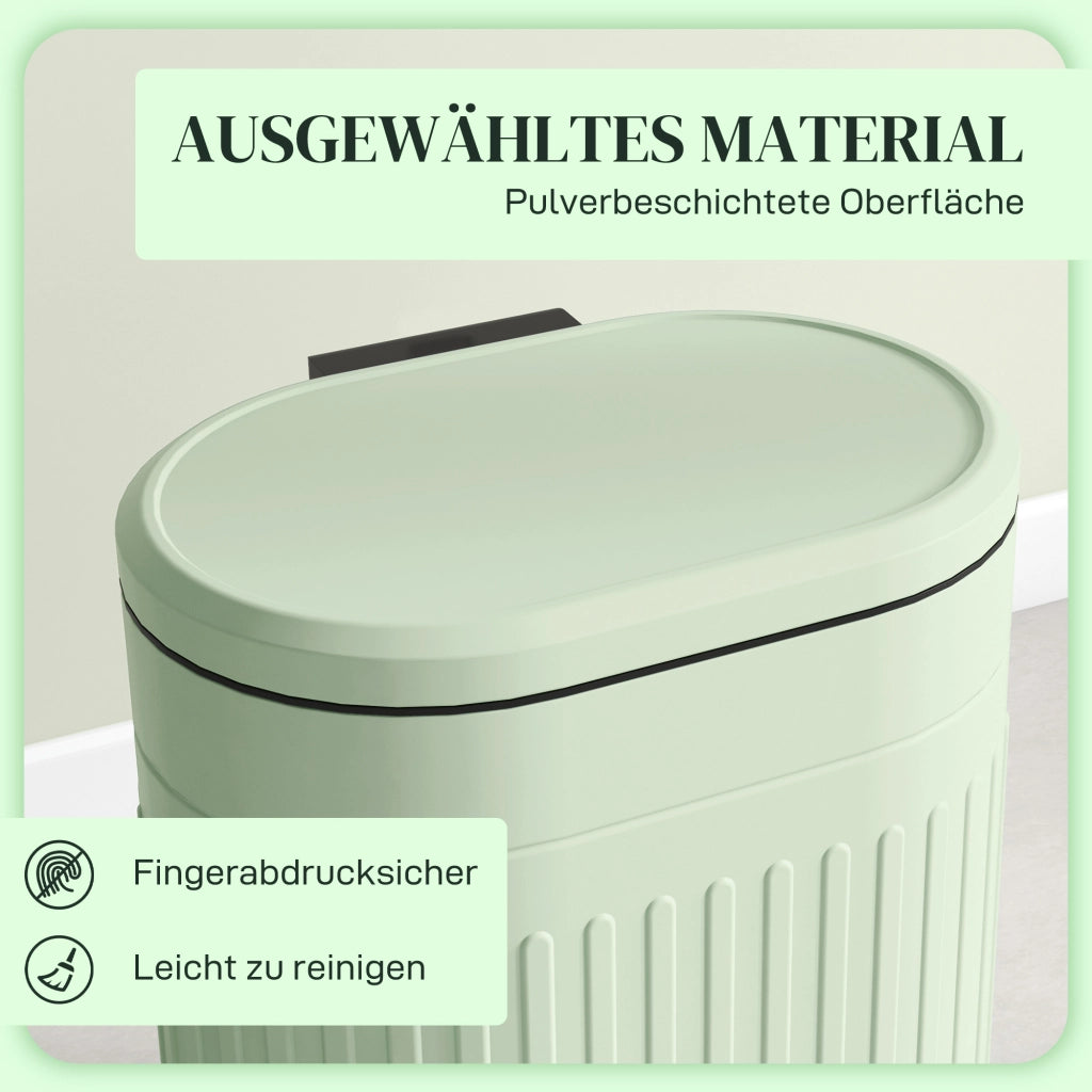 Bidone 20L con Pedale e Coperchio ¨C Minimal ¨C Verde 36.5x31.2x45 cm
