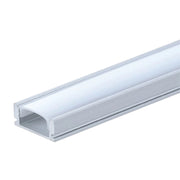 Profilo in alluminio per striscia led strip 6 millimetri lunghezza 2 metri