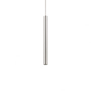 Lampada A Sospensione Ultrathin Sp D040 Round On-Off Cromo Ideal-Lux