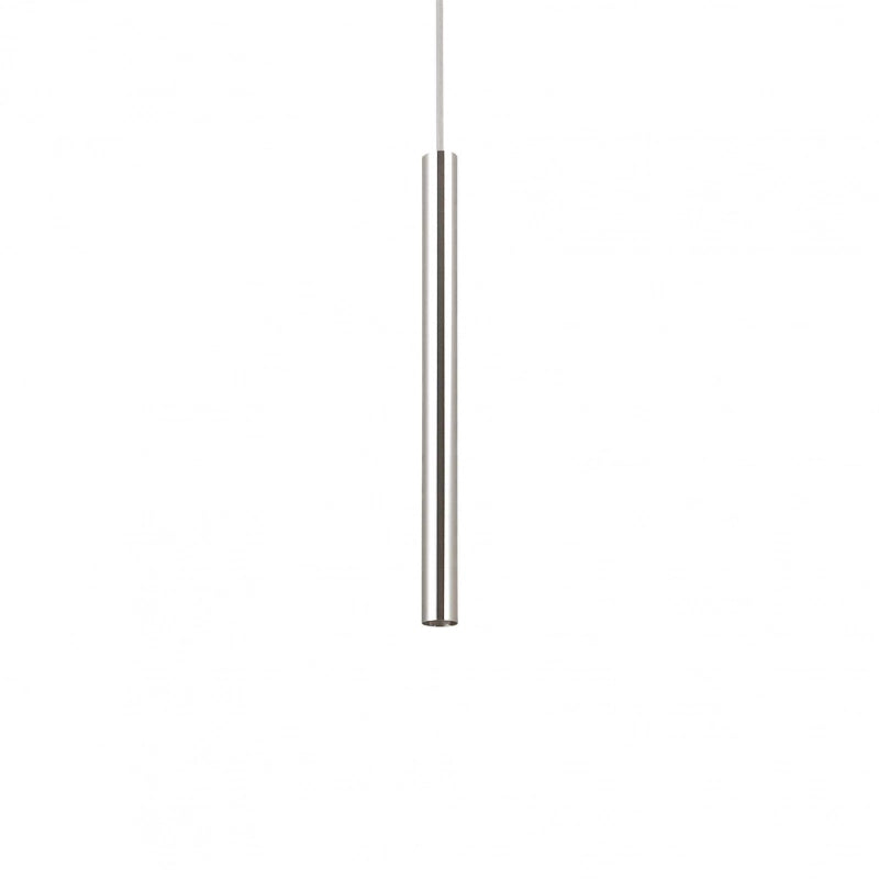 Lampada A Sospensione Ultrathin Sp D040 Round On-Off Cromo Ideal-Lux