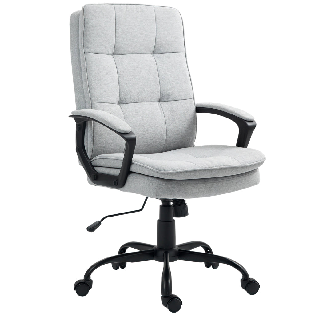 Sedia da ufficio ¨C Minimal ¨C grigio, altezza regolabile, basculante