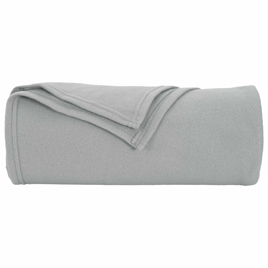 Coperte da Pile 6 pz Grigio 240 x 220 cm Panno