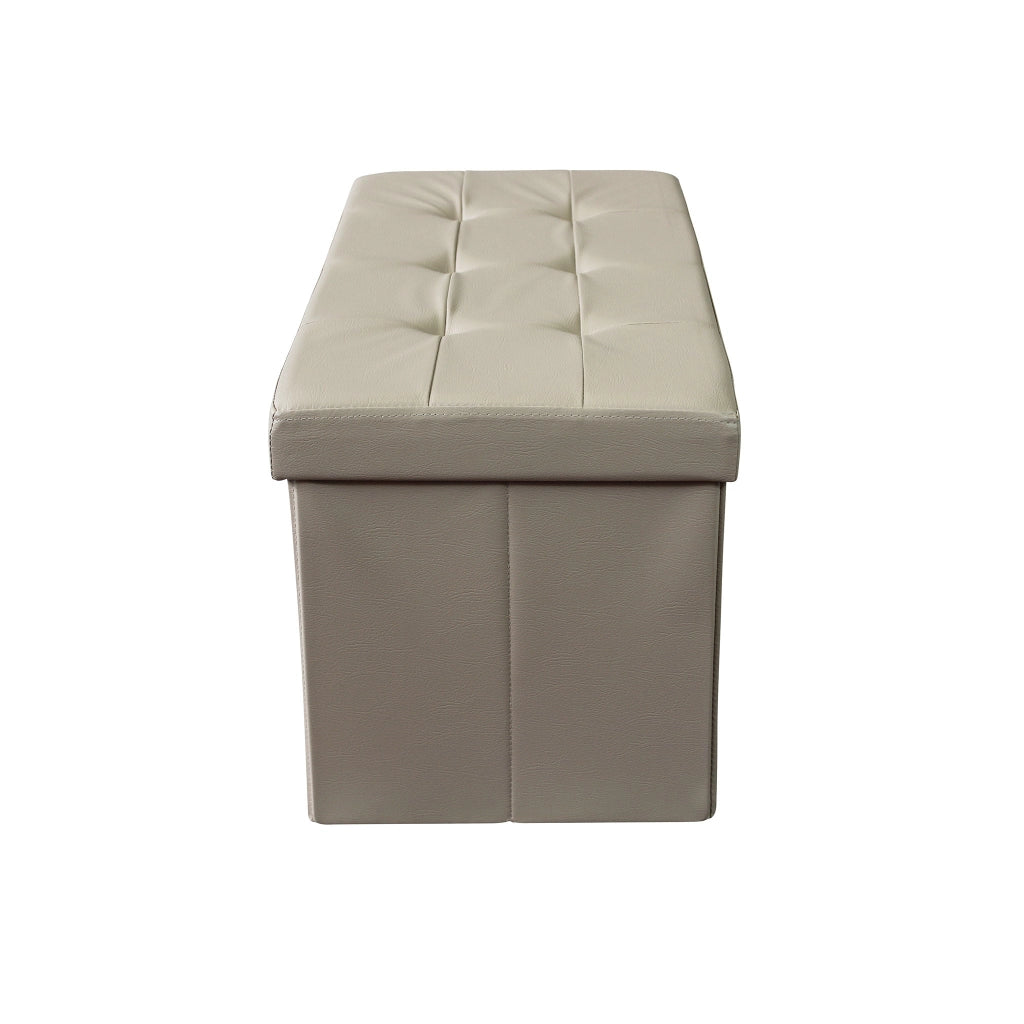 Pouf contenitore in similpelle - HARRIS
