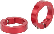 Capsi di fine stantuffa in alluminio per bicicletta, 2 pezzi per stantuffa 22.2mm.