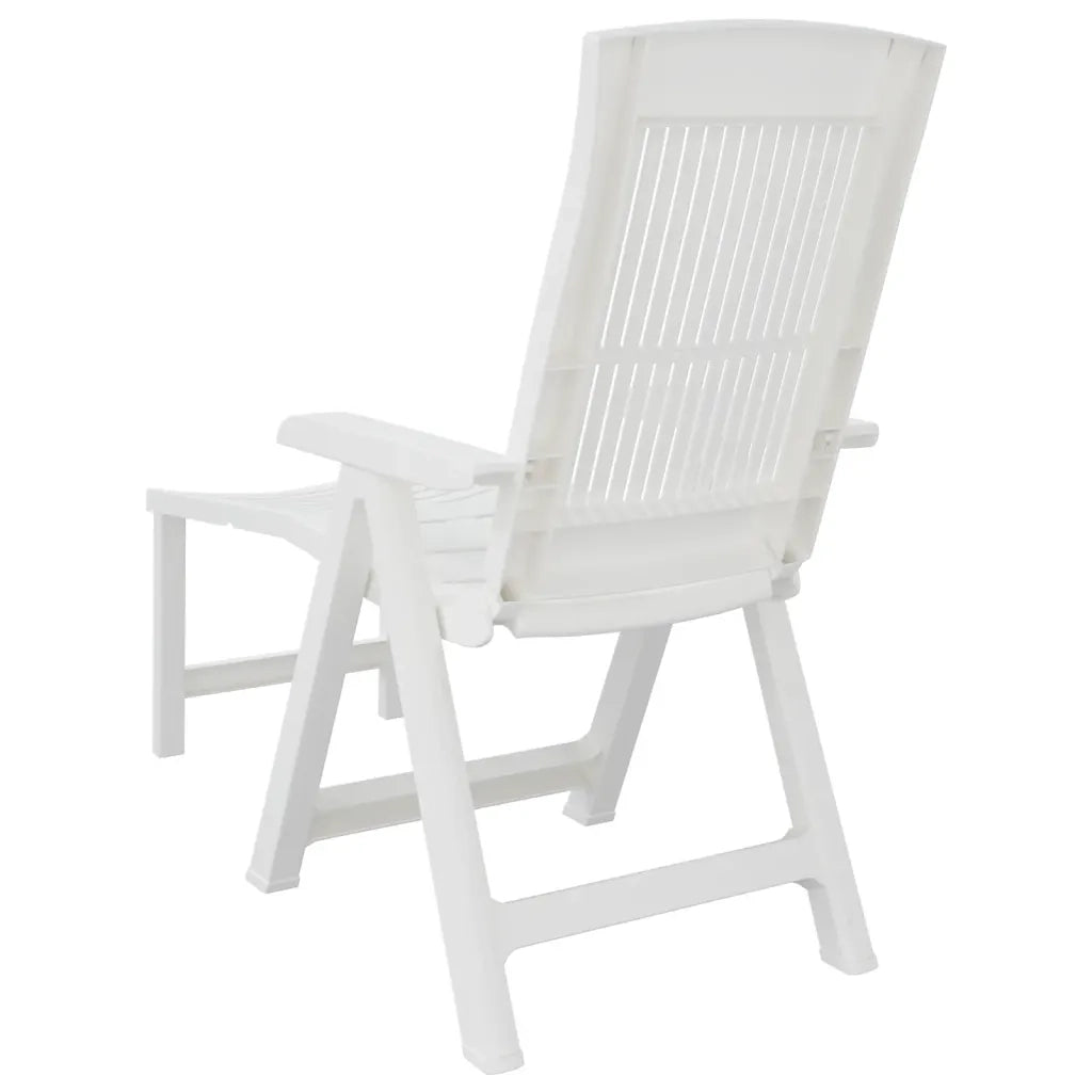 Lettino Prendisole Bianco in Plastica 364705
