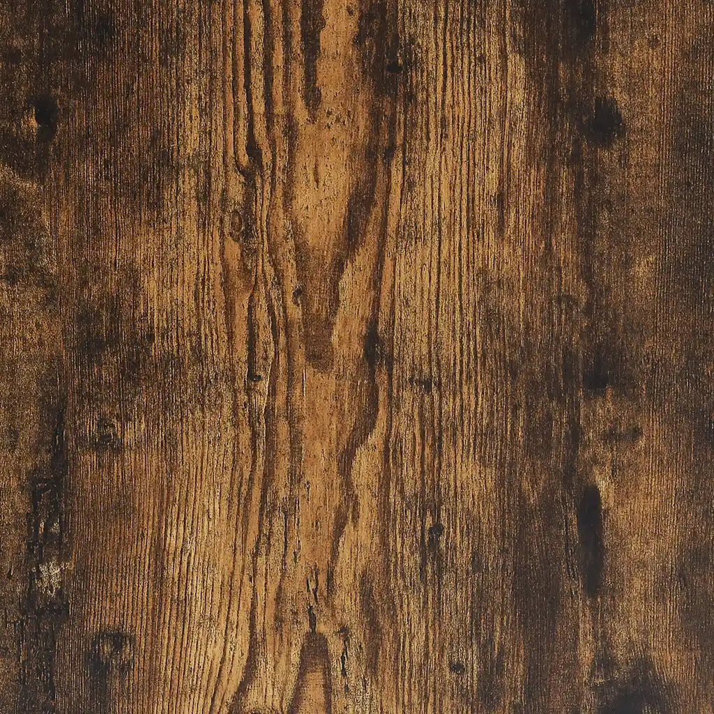 Giroletto senza Materasso-Struttura Letto Rovere Fumo 90x190 cm in Truciolato 259689