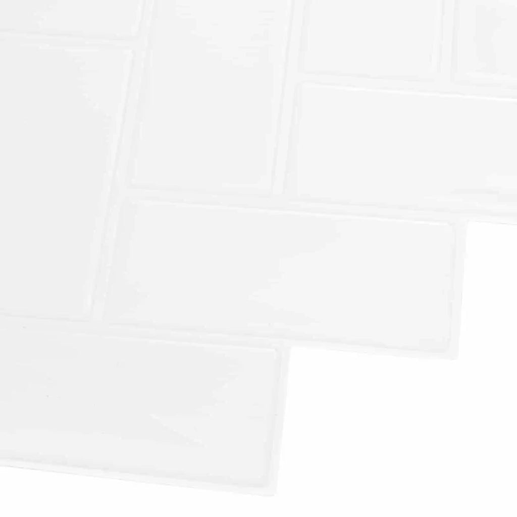 Piastrella a Spina di Pesce 50 pcs Bianco 30 x 30 cm 42046185
