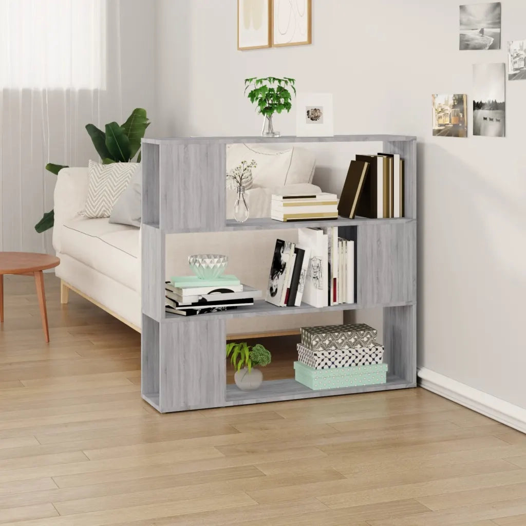 Libreria/Divisorio Grigio Sonoma 100x24x94 cm 826648