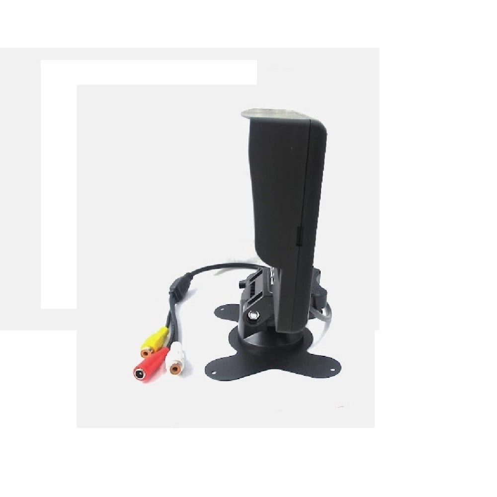 Trade Shop - Monitor Lcd Led Tft 7" Pollici 2 Ingressi Per Telecamera Retromarcia -