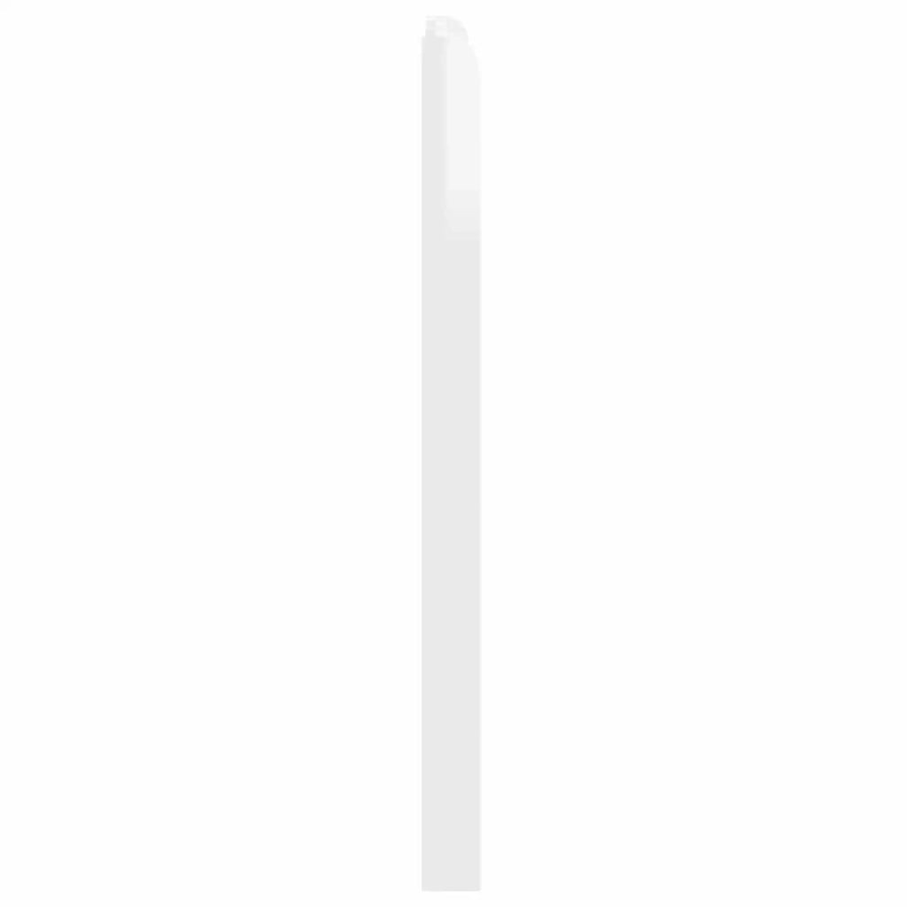 Testiera Letto Bianco Lucido Legno ingegnerizzato 889679