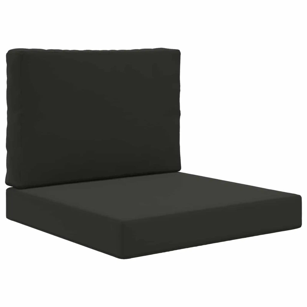 Cuscino per divano da esterno 2 pz | Cuscini per sedie Nero Poliestere