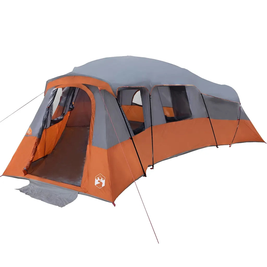 Tenda Familiare Grigio e arancione 762 x 655 x 218 cm taffetà 42001156