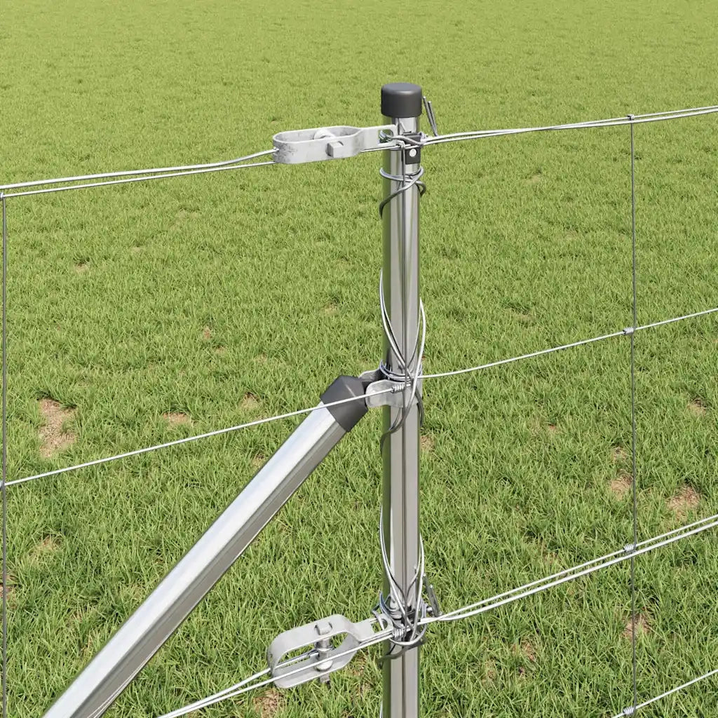 Palo della recinzione Zincato 50 x 0,8 m Acciaio