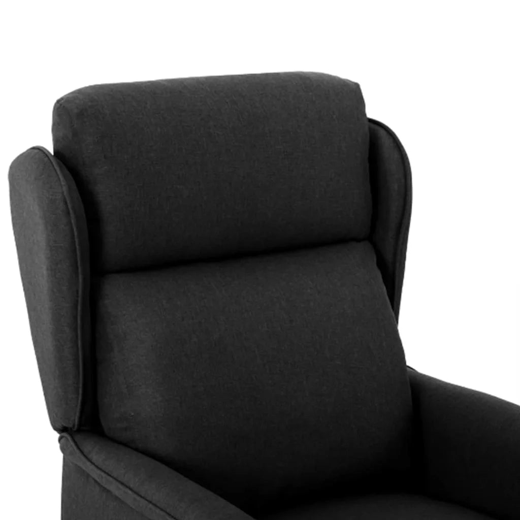 Poltrona reclinabile Nero 66.5 x 94 x 101.5 cm Poliestere 340154
