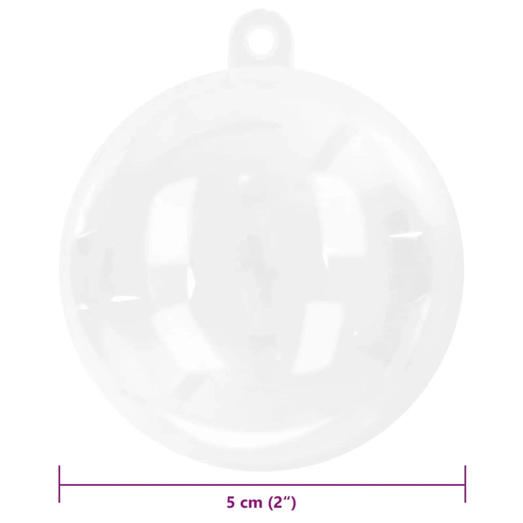 Set di Palle di Natale 50 pcs Trasparente Ø 5 cm 42018885
