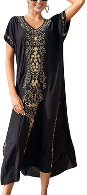 Elegante Gonna da Spiaggia per Donna - Kaftan Maxi Boho - Coton - Estate