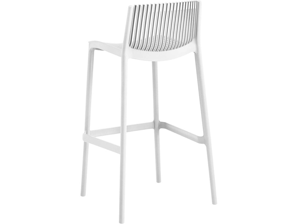 Set di 2 seggioloni impilabili in plastica "Néora" - Bianco