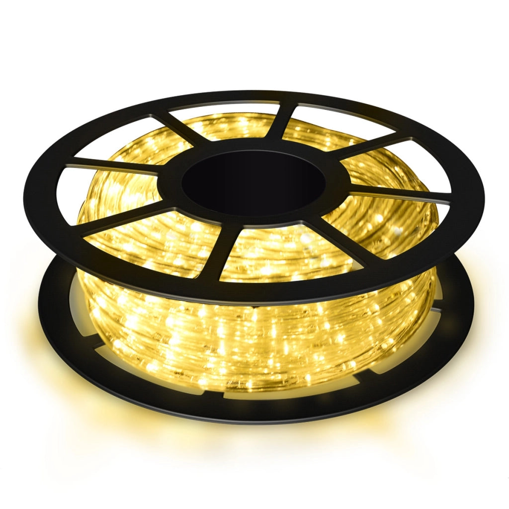 10m Tubo luminoso luci natalizie con 360 led bianco caldo Luce led striscia decorazione di Natale