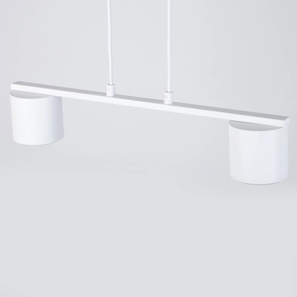 Lampada sospensione bianca moderna 2xGX53 Mila Sigma