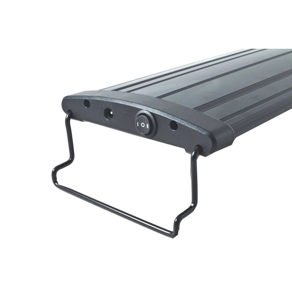 Trade Shop - Lampada Plafoniera A Led Per Acquari A Bordo Vasca Regolabile Luce Bianca + Blu -