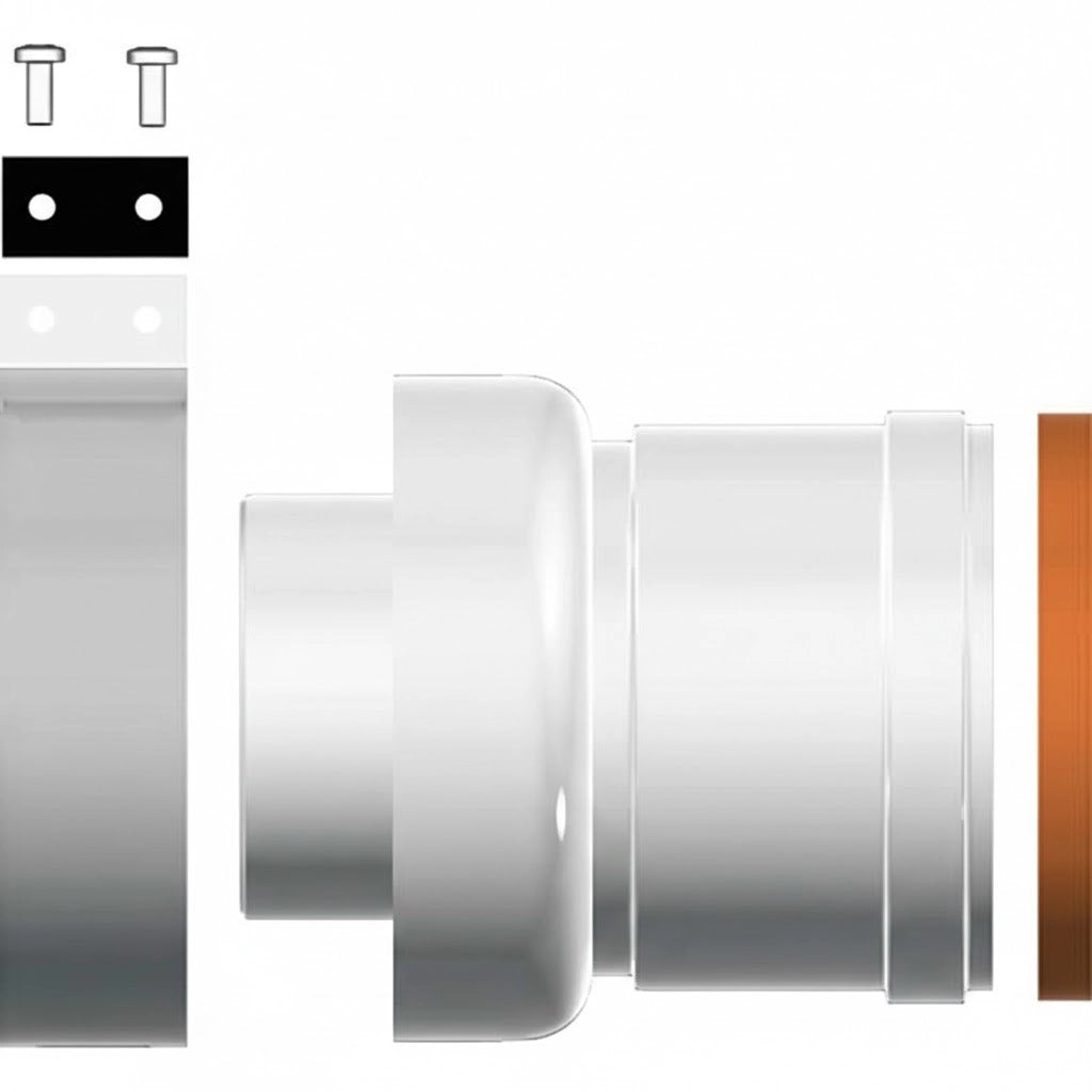 ADATTATORE SCARICO SDOPPIATO 60/100-80