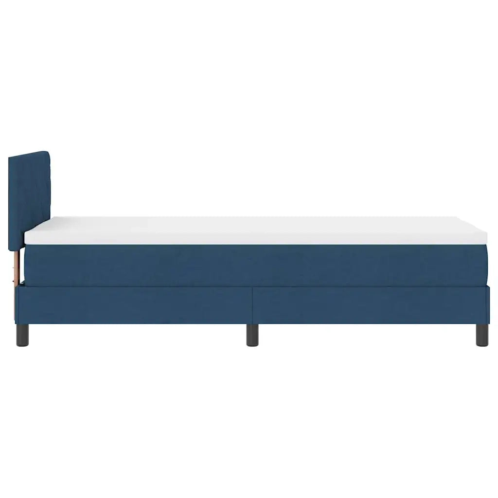Letto a molle con materasso con led Blu 80 x 200 cm Tessuto 3342246