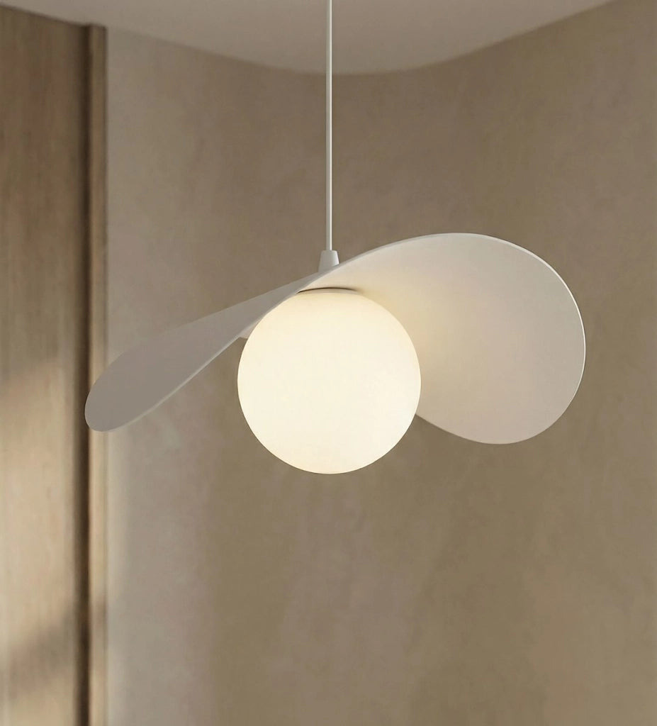 Lampada sospesa RITUAL bianca metallo 1xG9 Emibig