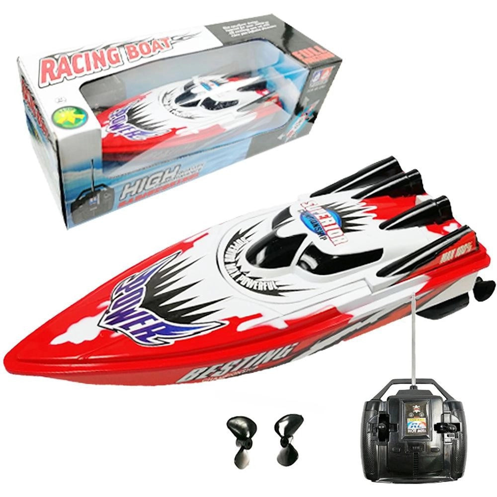 Trade Shop - Barca Motoscafo Yacht Telecomandato Ad Alta Velocità 2 Eliche Mare Lago Fiume -