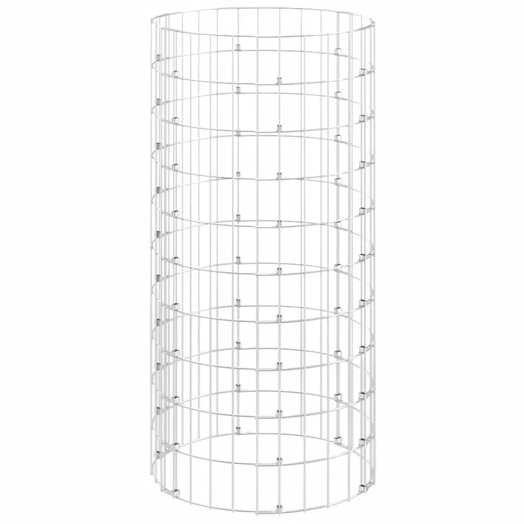 Compostiera da Giardino ?50x100 cm in Acciaio Zincato CFW6440946