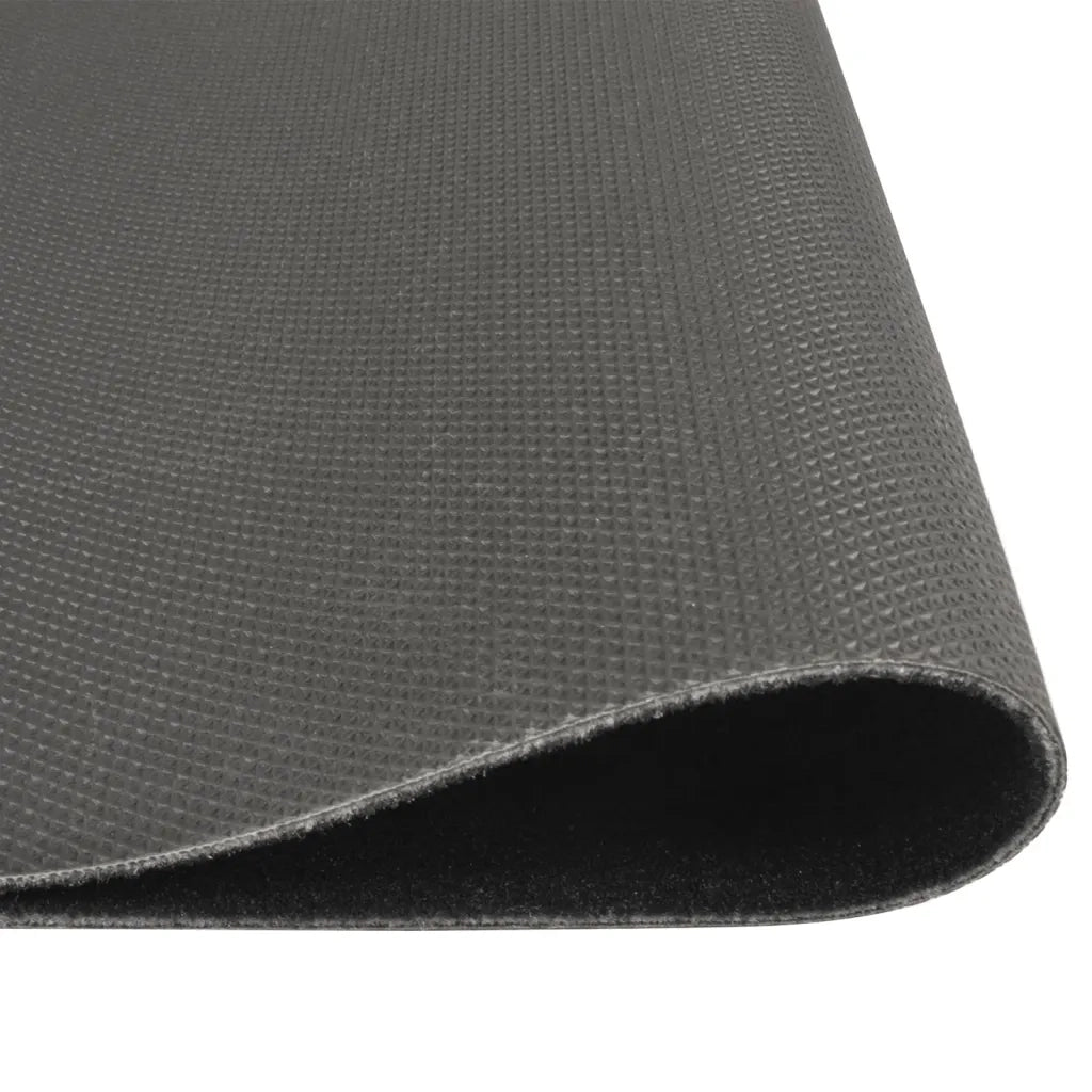 Tappeto da Cucina Lavabile Nero Cucina 45x150 cm Velluto 136558