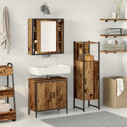 Set di mobili per il bagno 3 pcs Marrone Legno multistrato 3332559