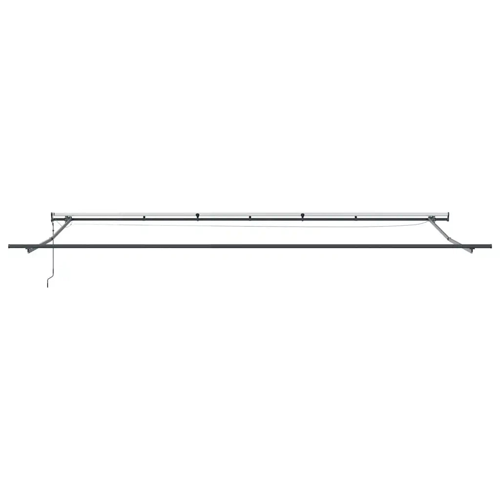Tenda da Sole Retrattile Automatica con LED Marrone 600x300 cm 3310224