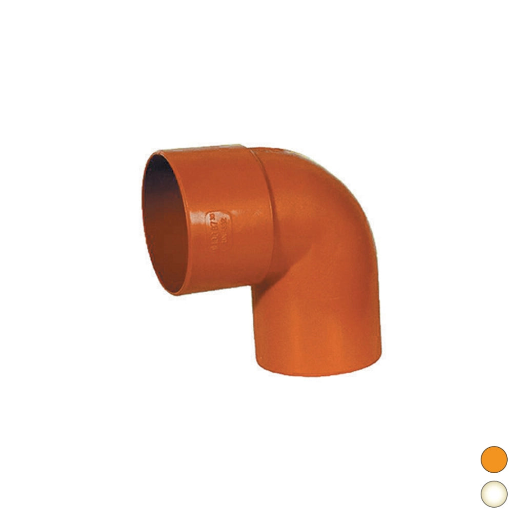CURVA 87  ° IN PVC- Diam. 80- ESCLU- pezzi 1