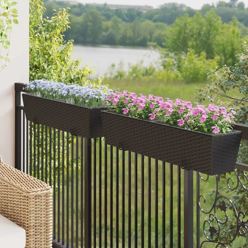 Ringhiera 2 pcs 80 x 17 x 17 cm Metallo 42026968