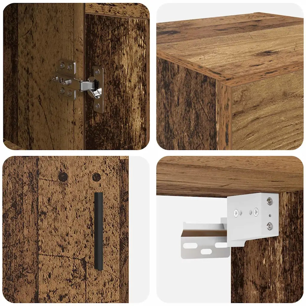 Pensile Legno vecchio 34,5 x 34 x 90 cm Legno multistrato 882442