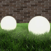 Set Lampade a LED Sferiche 2 pz 40 cm in PMMA 50657