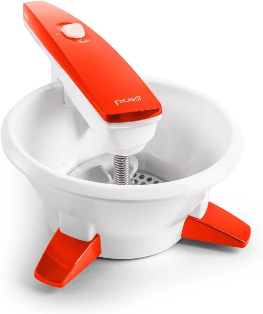 Ariete 261 Passì Orange 2.0 Passaverdure Elettrico 3 Dischi Acciaio Inox 25W Lavabile in Lavastoviglie colore Bianco Arancione