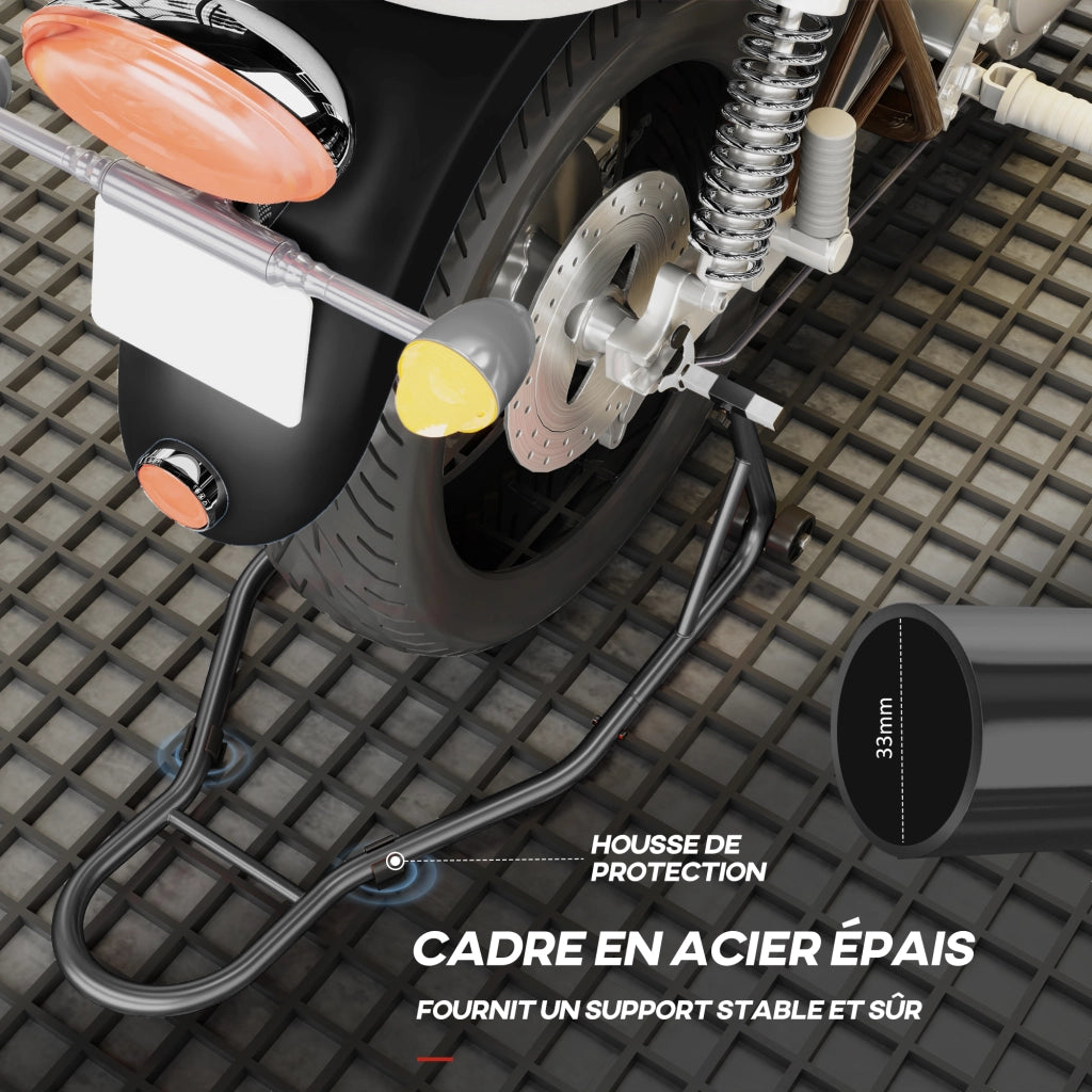 Supporto per ruota posteriore moto ¨C Minimal ¨C nero
