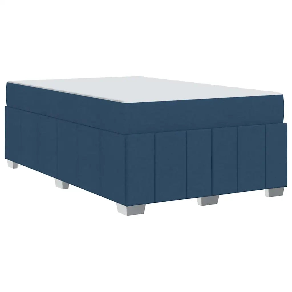 Struttura del letto con materasso Blu 120 x 200 cm Tessuto 3398285