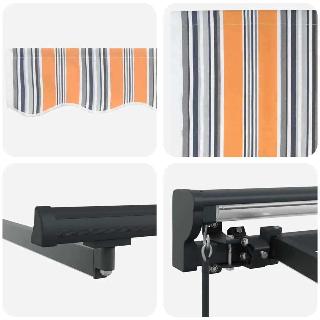 Cornice per Tenda Manuale con LED 3 x 2,5 m 3420810