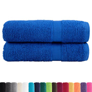 Asciugamani da doccia premium SOLUND 2 pezzi blu 70x140 cm 600 g/m2