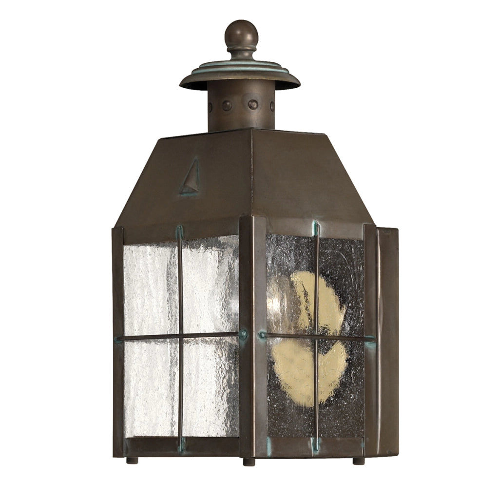 Applique esterna ottone anticato E27 60W Nantucket