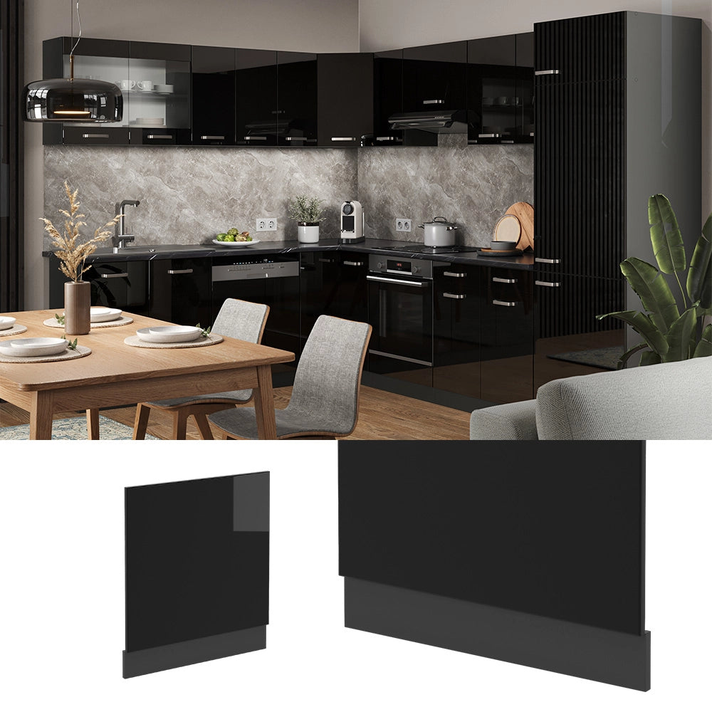 Vicco Pannello frontale Nero lucido 60 cm , PL Marmo