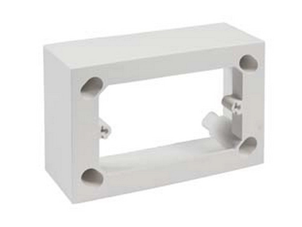 14pz scatola fondo universale supporti placche 3 posti ip30 mm120x45x80h cod:ferx.fer16995