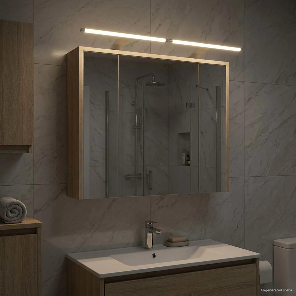 Mobiletto per specchio da bagno Rovere Sonoma 889177