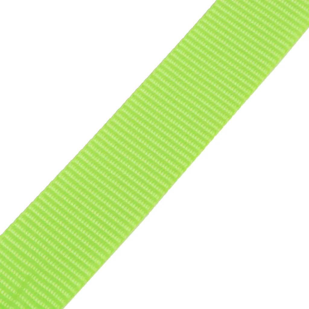 Cinghie 10 pz 0,25 Tonnellate 5mx25 mm Verde Fluo 142664