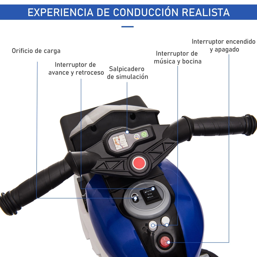 Moto Elettrica Bambini ¨C Minimal ¨C Blu