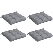 Cuscini per Sedie da Pranzo e Giardino ¨C Minimal ¨C 48x48x10 cm Grigio