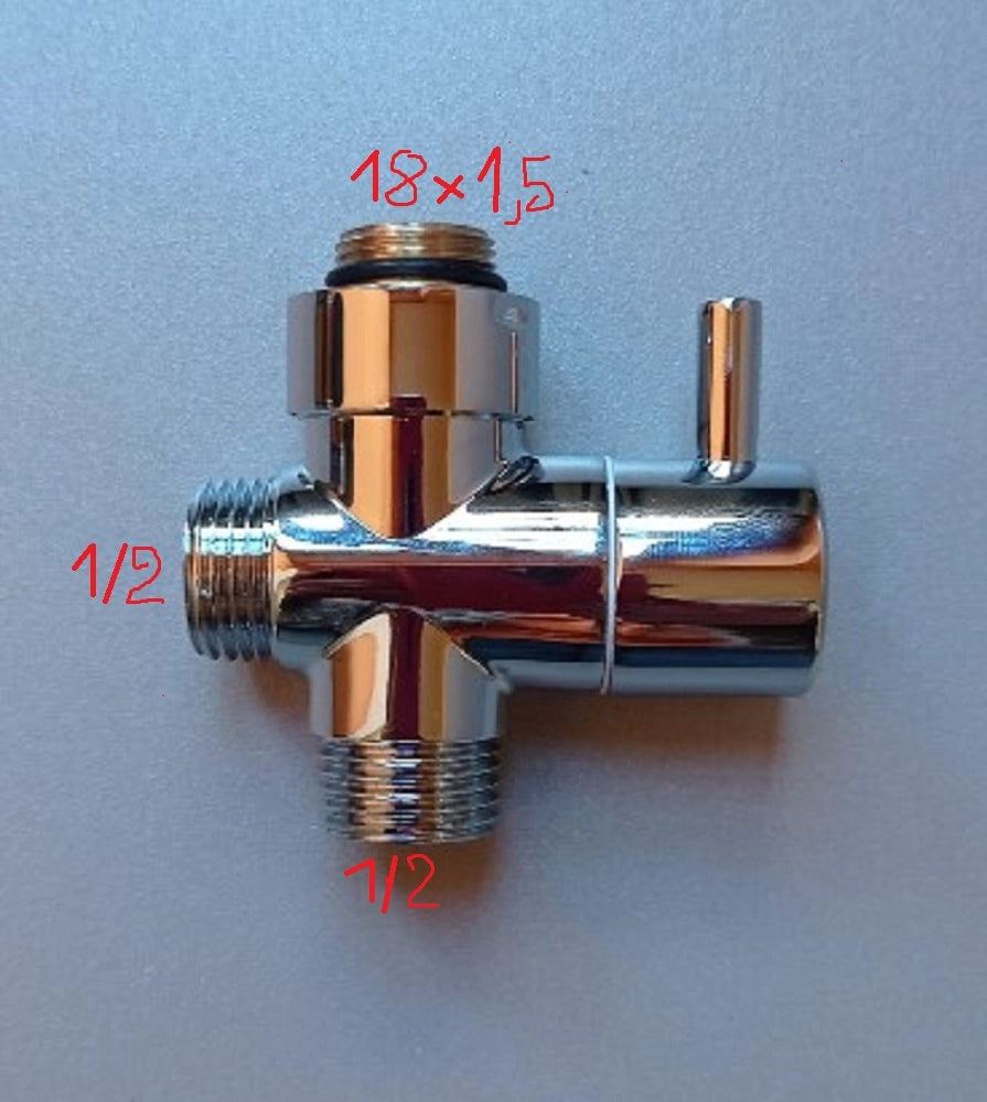 DEVIATORE PER COLONNA DOCCIA LX-4001 CROMO